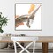 Melody IV by Chris Paschke 22-in. W x 22-in. H. Canvas Wall Art Print Framed in Grey